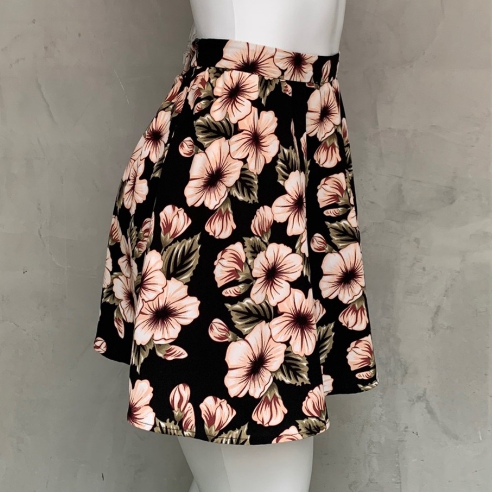 Floral Mini Skirt